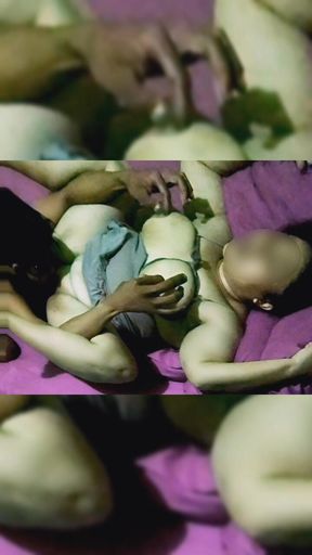 Playing with the Wife's Sensitive Nipples with Touch. Make Her Horny and Orgasm