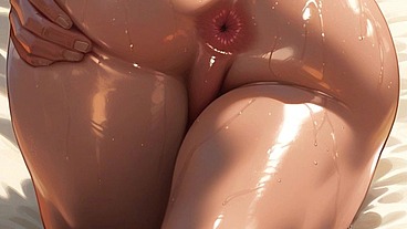 A naughty 22-year-old redhead was gang-fucked by several strange men. They all came inside his pink ass.