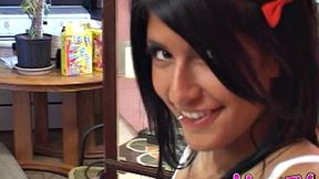 Cute Teen Kristi Montana Playing With Her Friend's Pussy