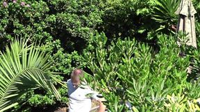 Dimitri fucked raw in exhib garden by Apolo Adrii