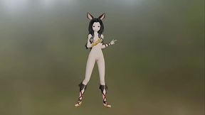 GBF Scathacha Hentai Nude Pokedance Song NSFW MMD 3D Black Hair