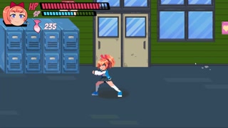 BONUS Lewd City Girls [Hentai pixel game] Deepthroat and cum in mouth scene