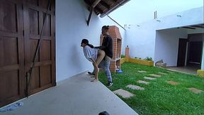 Llegu&eacute_ de viaje y mi mujer me da la bienvenida bien cachonda