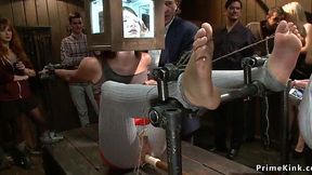 Public BDSM Anal Fest with Two Slutty Voyeurs!