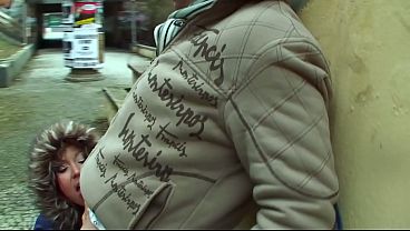 Czech couple enjoys public blowjobs and doggy style