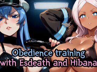 Try to survive under Esdeath's and Hibana's soldier training (Obedience JOI)