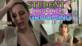 Student Pregnancy Grooming With Luna and Alena Love[HD]