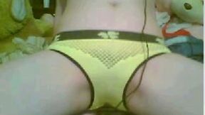 This teen likes a finger in her pussy and she likes to show off her boobs