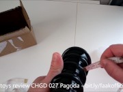 unboxing : CHGD-27 dildo PAGODA buttplug like anal balls (Bottomtoys)