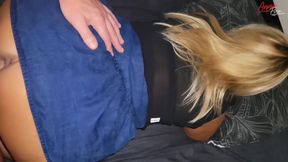 Stepson cum in his stepmom to get her pregnant