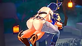 Passionate Genshin Showdown – Steamy Hentai Desires Ignite Under Moonlight