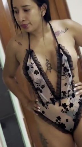 Thrilling moment from &quot;Latina Stepmother and stepson share bed and fuck&quot;