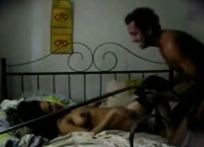 Screwing my brazen Indian babe doggystyle in her bedroom