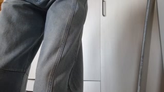 I twerk in jeans, shake my tits