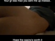 Fucked my Boyfriend's friend in the hotel room while my Boyfriend was busy in the Casino