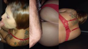 terminando a noite na casa de swing com um desconhecido dei a bucetinha sem camisinha