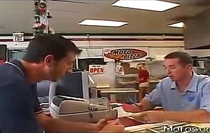 Britney Angel is left to manage Mofos Pizza by herself. ...