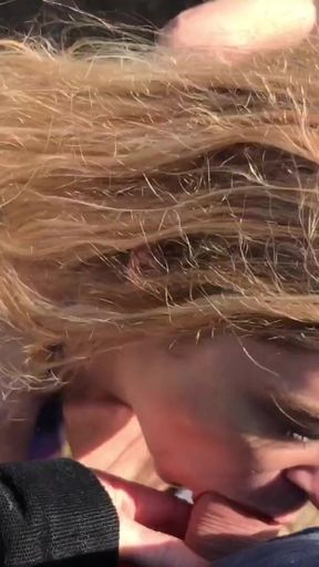 Beach blowjob meditation for men