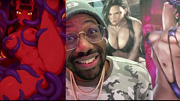 Tight Bald Pussy Demon Girl Getting Fucked By Tendrils, AI Generated