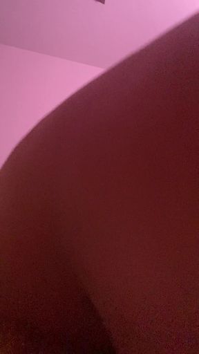 Blonde professional BBW plays with her cute ebony pussy in solo scenes