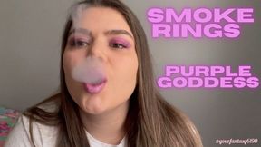 Smoke Rings from Purple Goddess