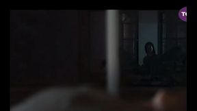 Casal fudendo de janela aberta depois do R&eacute_veillon com a vizinha vendo