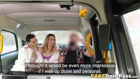 ”I joined sexy Emily Pink & Mellany Lapiedra at the back of the cab for a nasty”