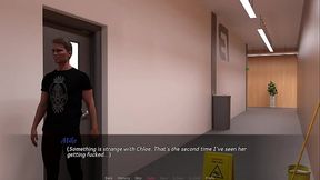 Curvy busty 3D babe takes big cock in animated netorare scene