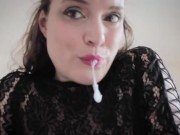 Spit Slut Spittoon POV PREVIEW Lauren Kiley Femdom POV Human Furniture Spitting Saliva Drool Fetish