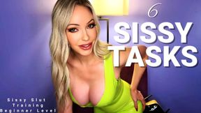 6 Sissy Tasks - Femdom Sissy Slut Training Beginner Level