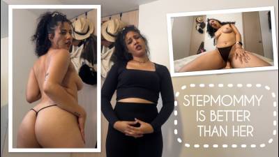 Slutty Latina Stepmom Turns Stepson