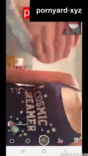 Teen amateur reacts to homemade porn