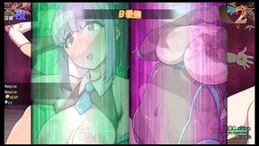 sexbed dolls [ hentai game pornplay ] ep.3 anal fuck gangbang by stranger in front of a crowd