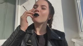 bad girl smoking again