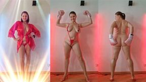 Boxing Champion Roleplay - Oiled Body, Gloves &amp; Teasing PT 2