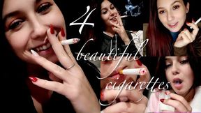 4 beautiful cigarettes (20+ minutes of smoking!)