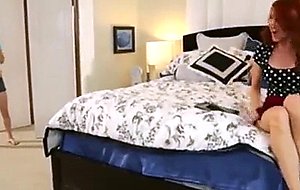 Seducing her step daughter