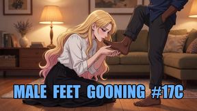 Male Feet Gooning #17C: Surrender Your Mind to Powerful Male Soles (Animated, Music)