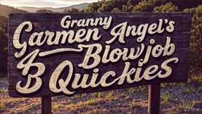 Granny Carmen: a Bitchin' Blonde Blowjob Baby!