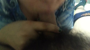 young latin student passes the exam with A for swallowing cum, real amateur.