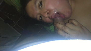 young latin student passes the exam with A for swallowing cum, real amateur.