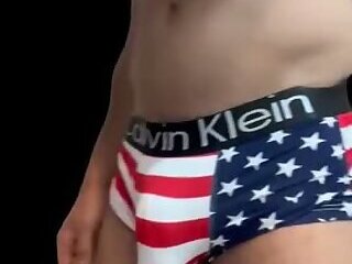 HOT BOYS WITH BIG BULGE IN SPEEDOS BOXERS USA FLAG COMPILATION