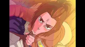 Gabi Tempts Eren with Fiery Blowjob Action in Steamy AOT Encounter
