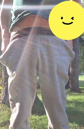 Willy waving in a public park