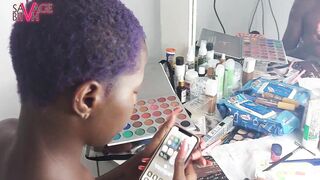 Getting nude as I do my makeup - Clip Shoot