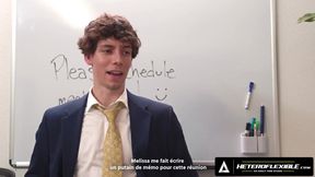 Coworker caught Derek Kage jerking off then fucked raw deep missionary blowjob