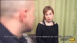 DEBT4k Unemployed debtor Alice Klay has to take the man's cock in her pussy
