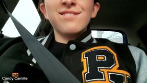 Uber Driver Doesn't Believe I'm a Model, so I Masturbate for Him