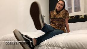 Enslaved to Emerald's Feet