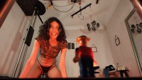 The Tiny Intruder - Giantess Fetish with Mistress Diosa Mor (AVI)